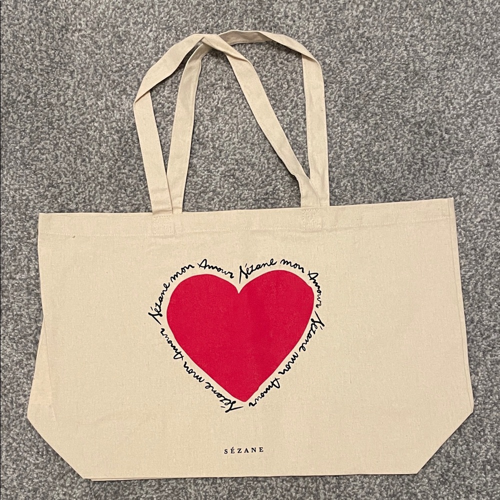 Sezane Mon Amour Tote